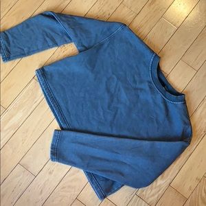 Forever 21 medium cropped hoodie grey